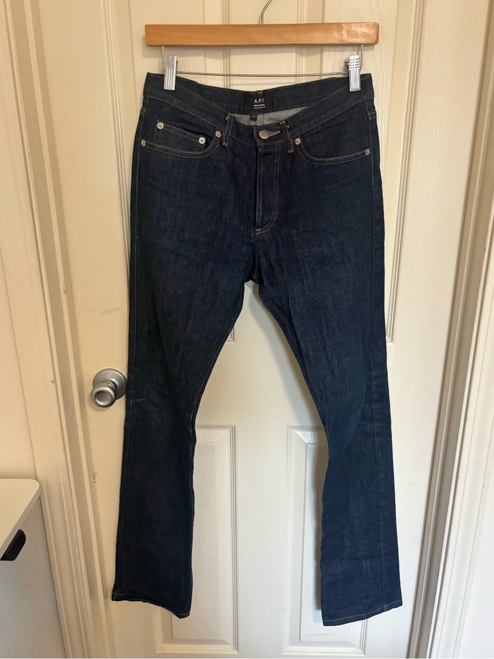 A.P.C. New Cure “Jean Très Étroite” Men’s Slim Raw Denim Dark Indigo Size 29